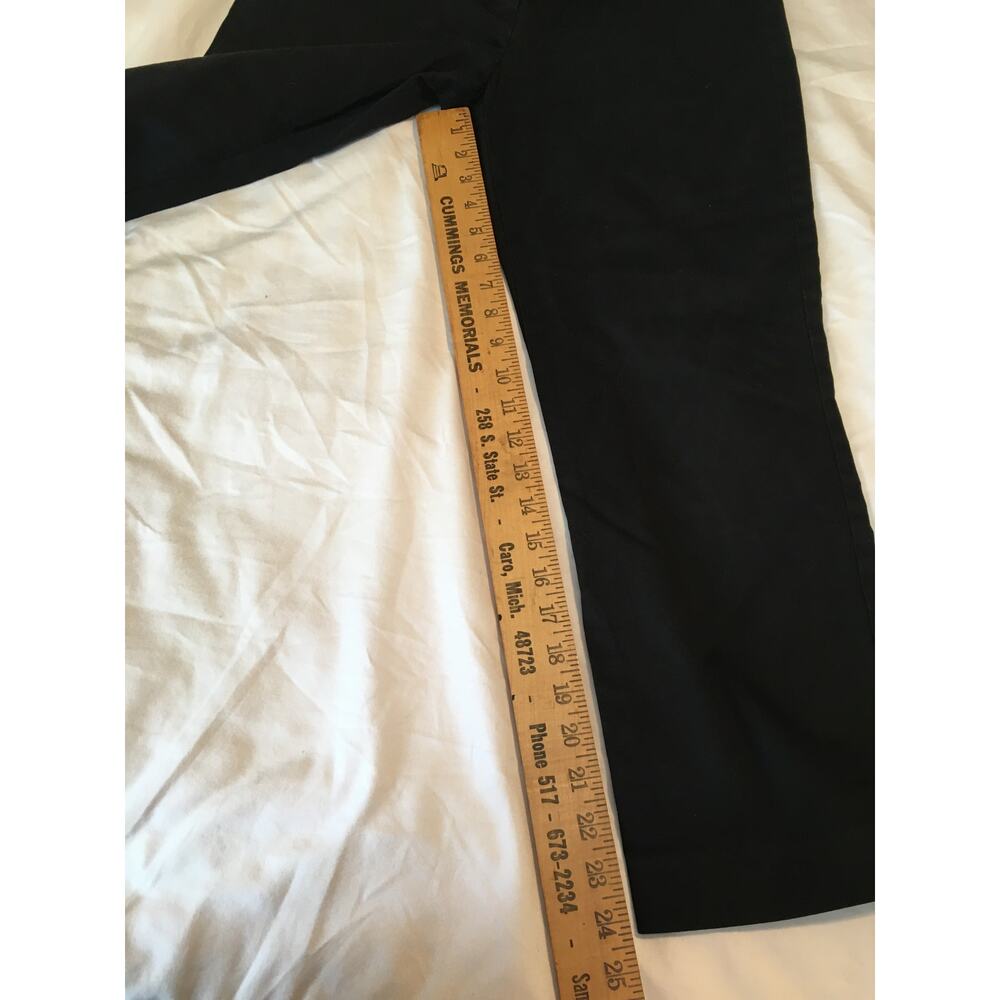 J. Crew stretch cotton CityFit Pants size 8 Black - Picture 14 of 16